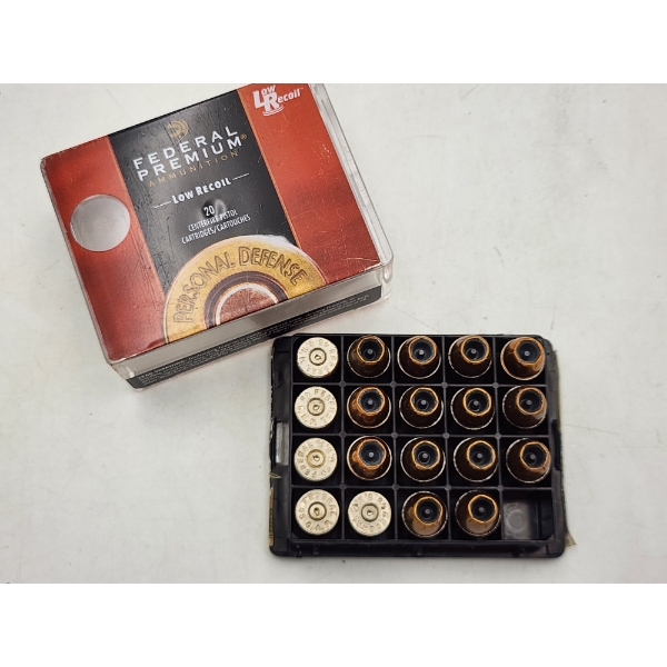Box of (19) Federal Premium Low Recoil 45 GAP Ammunition