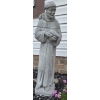 Image 1 : Louisville Home Pickup - Outdoor Concrete Religous Statue Of A 30" Tall Monk - Excellent