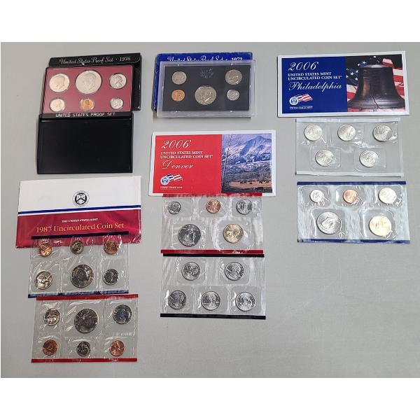 Assorted U.S Proof & Uncirculated Coin Sets