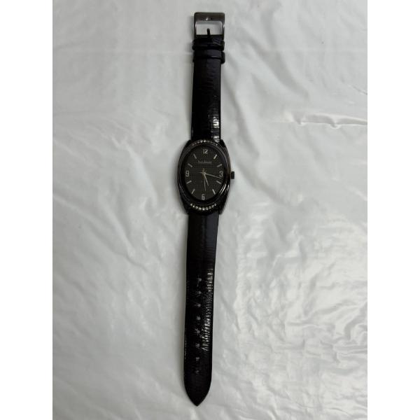 Joan Rivers Classics  Women's Black Leather Watch - Very Stylish