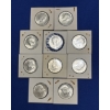 Image 1 : Lot of 10 90% Silver 1964 Kennedy Half-Dollars, FV $5.00