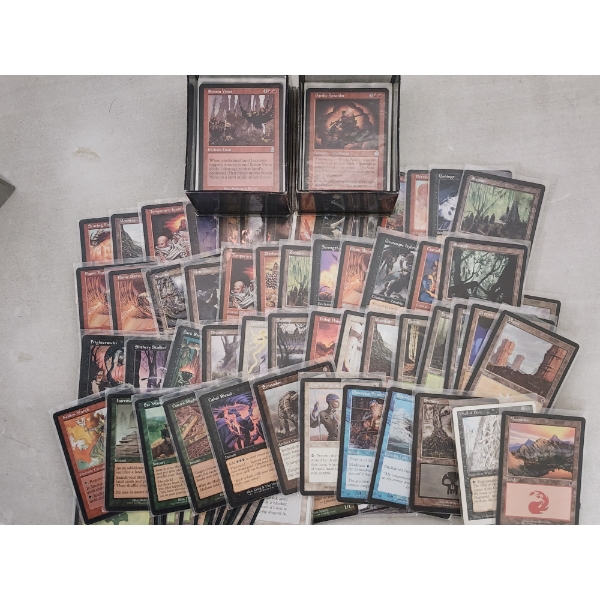 Two Boxes of Vintage Magic The Gathering Trading Cards