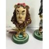 Image 2 : 3 Wizard of Oz Bobble Heads - Lion - Scarecrow - Tin Man - ~4.5 inches 