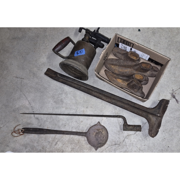 Louisville Home Pickup - Antique Metal Group - Including Revolutionary War Long Bayonet - See Pics