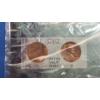 Image 9 : Sealed Brilliant Uncirculated Penny Design Collection Philadelphia & Denver Mints Display - FV: 0.14