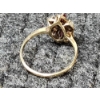 Image 5 : Lovely 14K Gold Ring Sized 7 Featuring Red & Clear Stones Weighing 2.1 Grams 
