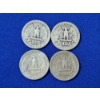 Image 2 : x4 Assorted Years U.S. 90% Silver Washington Quarters FV: $1.00