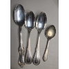 Image 1 : (4) Sterling Silver Spoons - Total Weight: 101.2g