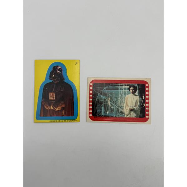 Lot of (2) Star Wars Trading Cards