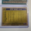Image 9 : Four Assorted Cincinnati Reds Baseball Cards: Conception, Foster (SIGNED), Morgan, Rose  