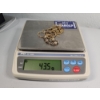 Image 8 : Gold-Tone Sterling Silver Jewelry: Two Necklaces and Two Bracelets - Total Weight: 43.5g