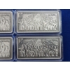 Image 20 : RARE SET!! *Shanghai Mint* 2022 Terracotta Warriors Silver Bar Set - 640g .999 Silver - NGC GEM UNC.