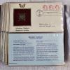 Image 4 : Golden Replicas Of United States Stamps 22kt Gold Foil Proof Replicas On First Day Covers In Album