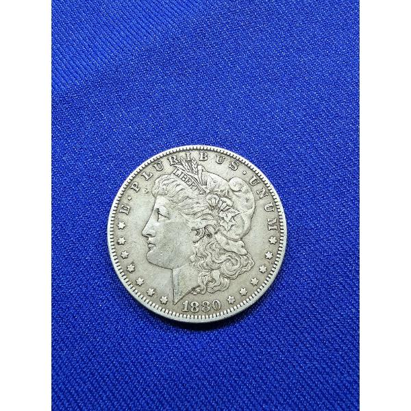 1880- O Morgan Silver Dollar