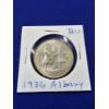 Image 2 : RARE 1936 Albany, New York Charter Silver Half Dollar - Brilliant Uncirculated - Beautiful Coin!