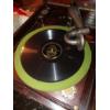 Image 2 : RARE Nice Working Conditon Antique Victrola Table Top Model W / Large Lot Of Original Records!