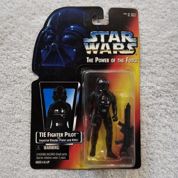 1995 Kenner Star Wars: The Power of the Force TIE Fighter Pilot Action Figure NIB!!!