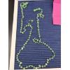 Image 1 : Costume Jewelry - Beaded Bracelet with Bird & Arrow - Green Necklace (Broken Clasp) with Earrings 