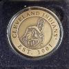 Image 1 : Cleveland Indians - Jacobs Field - Solid Bronze Medallion Coin Limited Edition 299/10k With Box