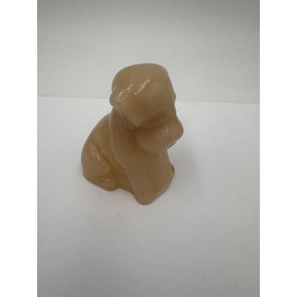 Adorable Degenhart Glass Dog Figurine - Fawn xx - ~2.5 inches
