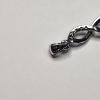 Image 4 : 10K White Gold Intertwined Infinity Design Pendant Total Weight: 1.3g