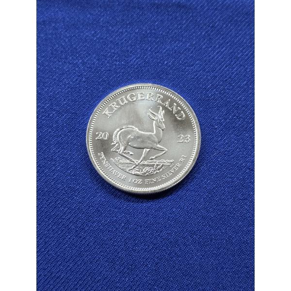2023 South African Krugerrand .999 Fine Silver Troy Ounce Coin - Mint Condition