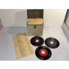 Vintage Platter-Pak 45 RPM Record Carrying Case Including Assorted Records 