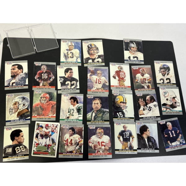 Football Trading Cards - NFL Pro Set - Cowboys - Curtis Martin - Stan Humphries - Doug Flutie 