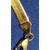 Image 4 : 14K Italian Gold 24" Herringbone Necklace - Weight: 15.5g