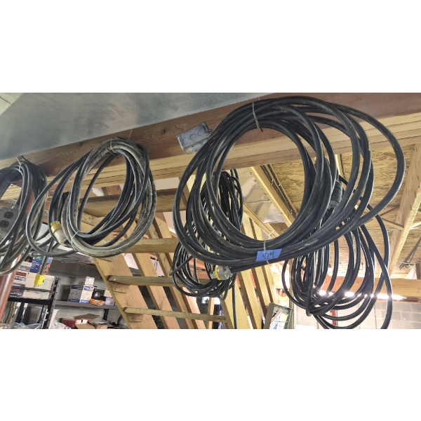 Louisville Home Pickup - Large Hanging Group Of Heavy Duty Extention Cords - As Shown - See Pics
