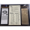 Image 2 : Authentic 2005 Super Bowl XXXIX NFL Football Ticket & 24K Gold Plated Ticket - Mint Condition