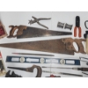 Image 11 : Assorted Tools Including Saws, Levels, Tin Snips, Pipe Wrenches, & More - See Photos!