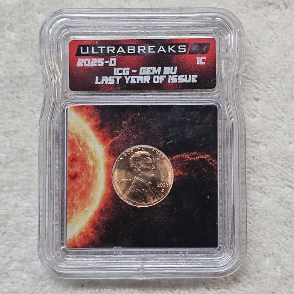 ICG GEM BU 2025-D Lincoln Shield Penny Ultrabreaks Last Year of Issue