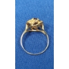 Image 4 : Women's 14K Gold With Diamonds & Oval Pink Sapphire Ring - Size 10- Weight: 4.3g