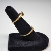 Image 2 : Two 14K Yellow Gold Rings - Sizes ~3 & 7 - Total Weight: 2.7g