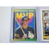 Image 2 : Three Jose Canseco Oakland Athletics '92 Topps & '89 Donruss Trading Cards in Protective Holders 