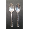 Image 1 : (2) Sterling Silver Reed & Barton Serving Spoons - Total Weight: 169.7g