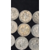 Image 6 : Assorted Years/Mint Marks 90% Silver Roosevelt Dimes - Face Value: $1.20