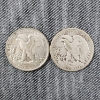 Image 5 : Two United States 90% Silver Walking Liberty Half Dollars ~ $1.00 Face Value