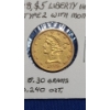 Image 2 : 1898 $5 Liberty Head Type 2 With Motto Gold Coin