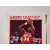 Image 2 : Hakeem Olajuwon NBA Hoops #006 PROTOTYPE Basketball Trading Card ~ GREAT CONDITION!
