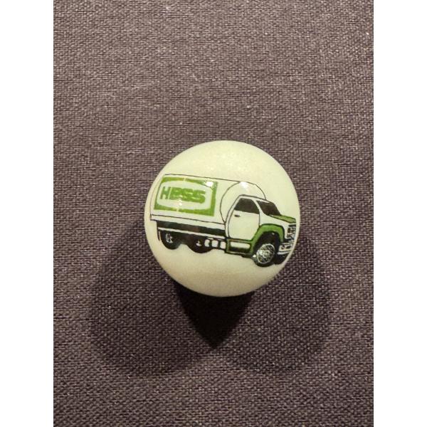 Vintage Hess Advertising One Inch Shooter Marble - Mint Condition