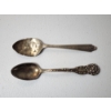 Image 1 : x2 Sterling Silver Collectible Souvenir Spoons TW: 50.5g