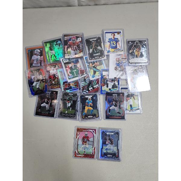 Lot of Assorted Football Trading Cards Including Panini Prizm 2021-23 Excellent Condition!