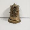 Image 1 : Vintage Brass Nautical Ship Wheel Mechanical Pop Up Cigarette Dispenser