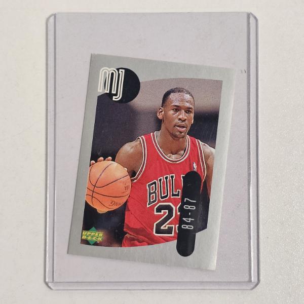 1998 Upper Deck MJ Sticker Collection 10 Michael Jordan Basketball Trading Card Sticker
