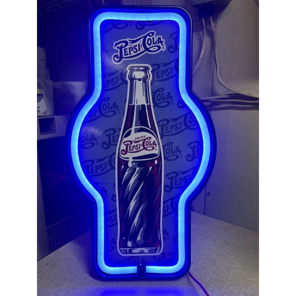 Pepsi Bottle Light Up LED Sign. New In Box