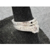Image 4 : Beautiful Sterling Silver Rings Featuring Nice Clear Stones ~ Weighing 6.2 Grams ~ Size 7