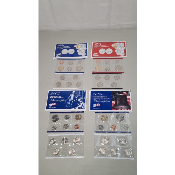 2004, 2005, 2006 United States Uncirculated Coin Sets