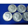 Image 2 : x7 Assorted Years 40% Silver Kennedy Half Dollars FV: $3.50